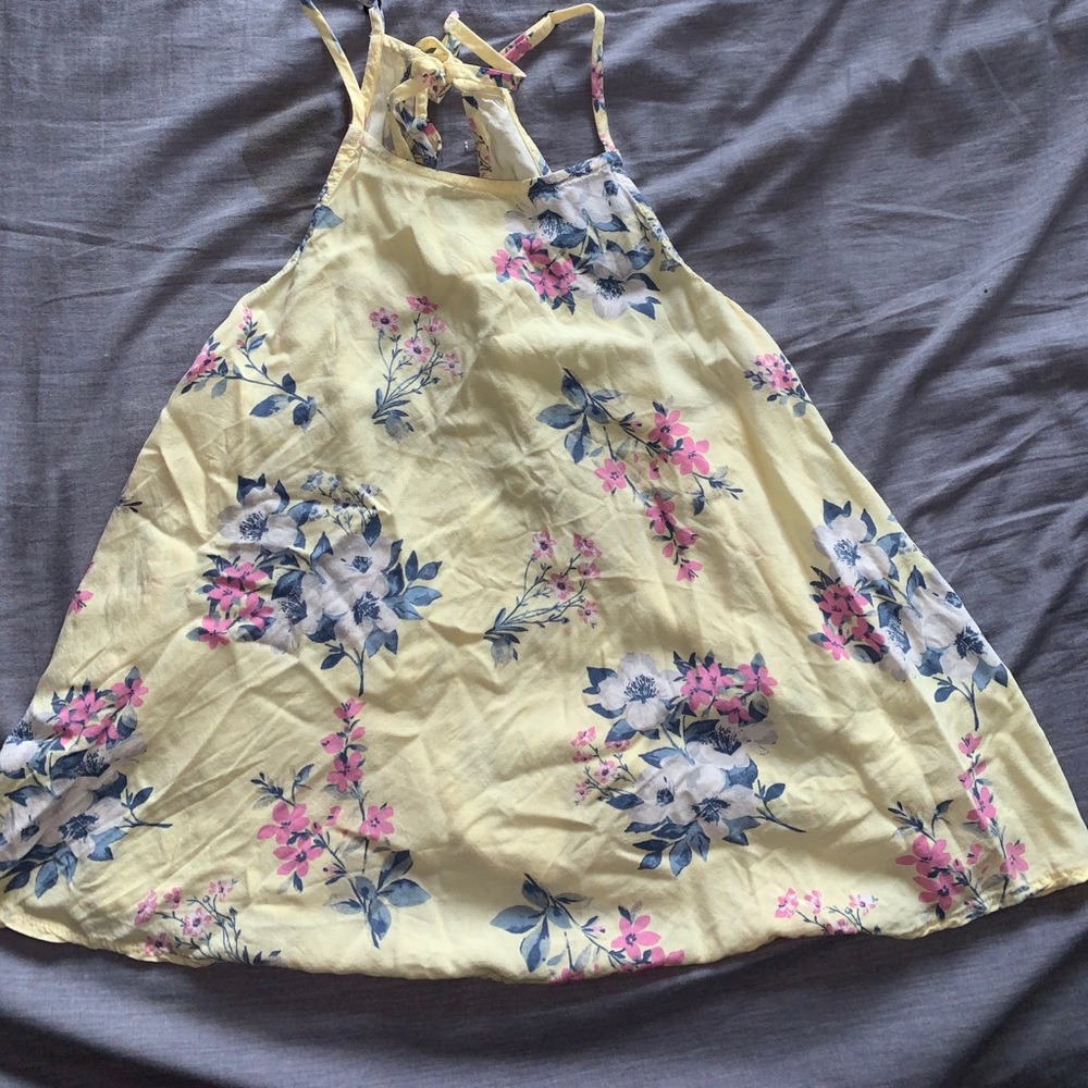 Flower halter tops